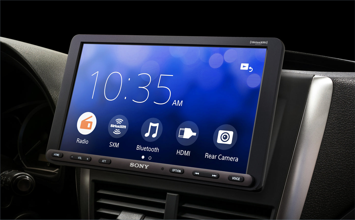 Sony 9" Mechless, Android Auto, Apple Carplay, BT, USB (rear) XAVAX8100