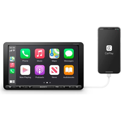 Sony 9" Mechless, Android Auto, Apple Carplay, BT, USB (rear) XAVAX8100